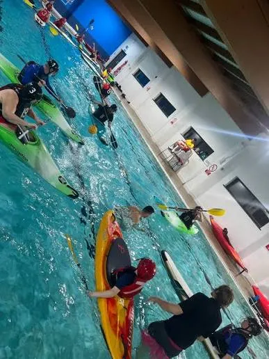 Young paddler at Bude Canoe Club