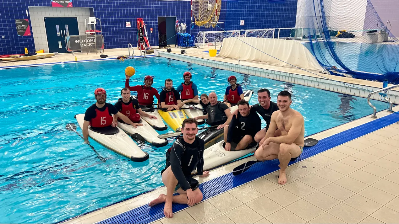 Bude Smugglers canoe polo team